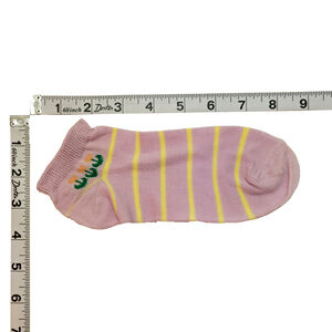 5 Pairs Tutuanna Socks - Pink & Yellow Tuip